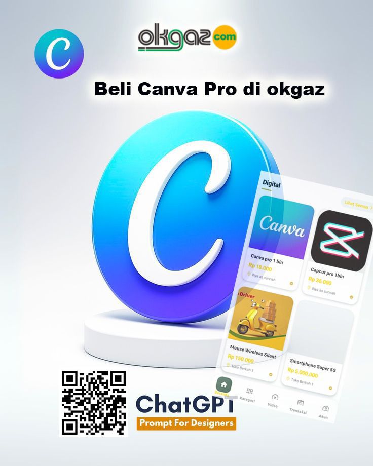 Canva pro 1thn
